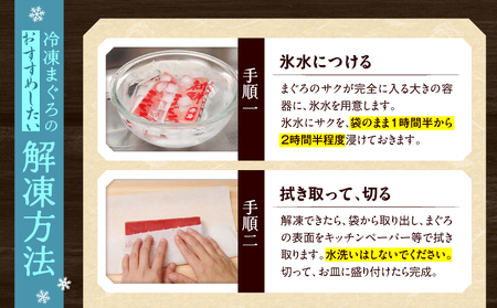 三崎 の 天然まぐろ 赤身 800g・ ねぎとろ 100g 5パック（500g）セット M024-002 冷凍 マグロ