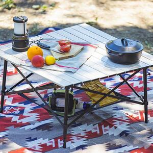 キャンプテーブル　ウッドグレインテーブル 　WGT-700　ナチュラル アイリスオーヤマ