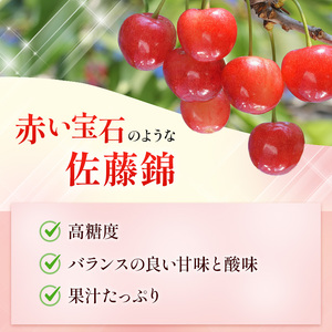 先行受付 北海道 仁木町産 さくらんぼ 佐藤錦 600g（300g×2）Lサイズ以上 ジューシー 旬のフルーツ 旬の果物 国産 日本産 サクランボ チェリー フルーツ 果物 果物類 ギフト 仁木町 [ジャパーナプランニング株式会社]