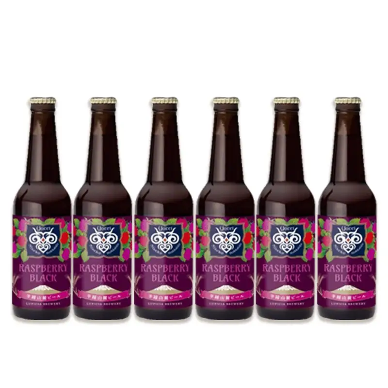 【羊蹄山麓ビール】 RASPBERRY BLACK 6本セット_Y020-0193