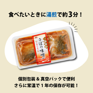 さば 味噌煮 20個 【 さば 】