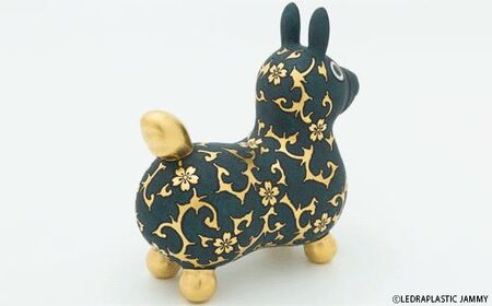 【RODY×九谷焼】九谷焼ロディ「青粒盛金桜花唐草文」仲田錦玉 ロディ