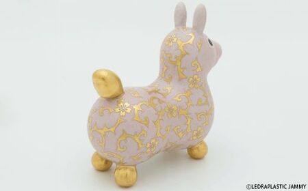 【RODY×九谷焼】九谷焼ロディ「白粒盛金桜花唐草文(ピンク)」仲田錦玉 ロディ