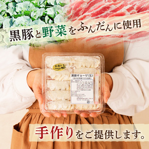 黒豚100%ギョウザ（10個入×8パック） K189-003 肉 豚肉 惣菜 総菜 冷凍 餃子
