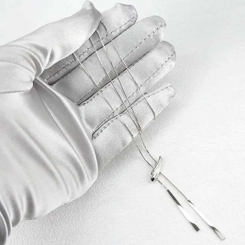 プラチナ ネックレス ダイヤモンド ロング ラリエット 管理番号230421mro100dpn75 SWAA090