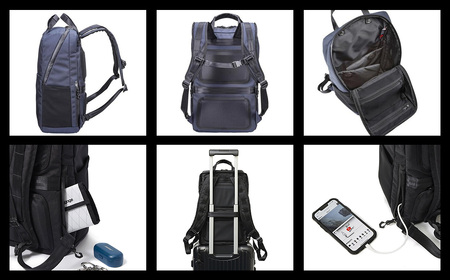 豊岡鞄 ベルーフバゲージ Urban Commuter BACK PACK 3 HA ネイビー / beruf baggage リュック ビジネスバッグ ビジネス リュック 通勤 出張 大容量 リュックサック メンズ  バックパック カバン B4ファイル対応