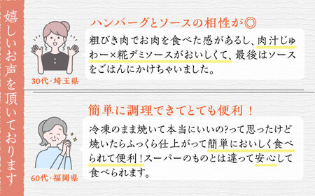 いちもくさんの 糀 ハンバーグ & 糀 デミソース 5個 セット 糸島市 / いちもくさん [AQM001] 惣菜 総菜