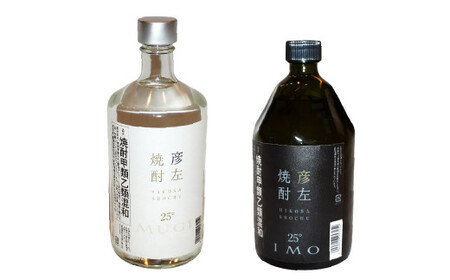 「彦左焼酎 IMO」ラベル変更品「彦左焼酎 MUGI」ラベル変更品 飲み比べ セット 合計2本 720ml×各1本 25度 焼酎 お酒 麦焼酎 芋焼酎