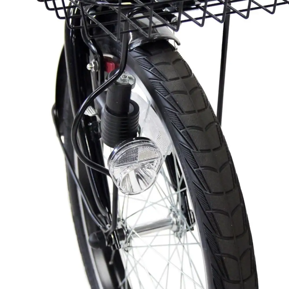 ノーパンク Belvedere Black 送料無料 全国配送離島含│自転車 完成品 組み立て不要 折りたたみ自転車 武田産業