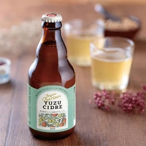 ベアレン醸造所 Our Hour ゆずシードル 330ml 6本 ／ 岩手県産りんご使用 りんご リンゴ 林檎 アップル ゆず 柚子 ユズ 果実酒 シードル ワイン スパークリングワイン 酒 お酒 瓶 人気 国産 国内製造 ギフト プチギフト プレゼント 家庭用 自宅用 おすすめ