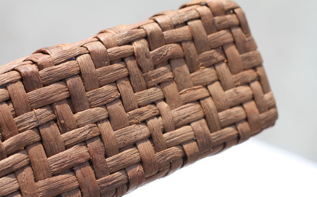 【雫石民芸社】天然ぶどう皮細工・ショルダーバック／葡萄皮 かばん 肩掛け 雫石町