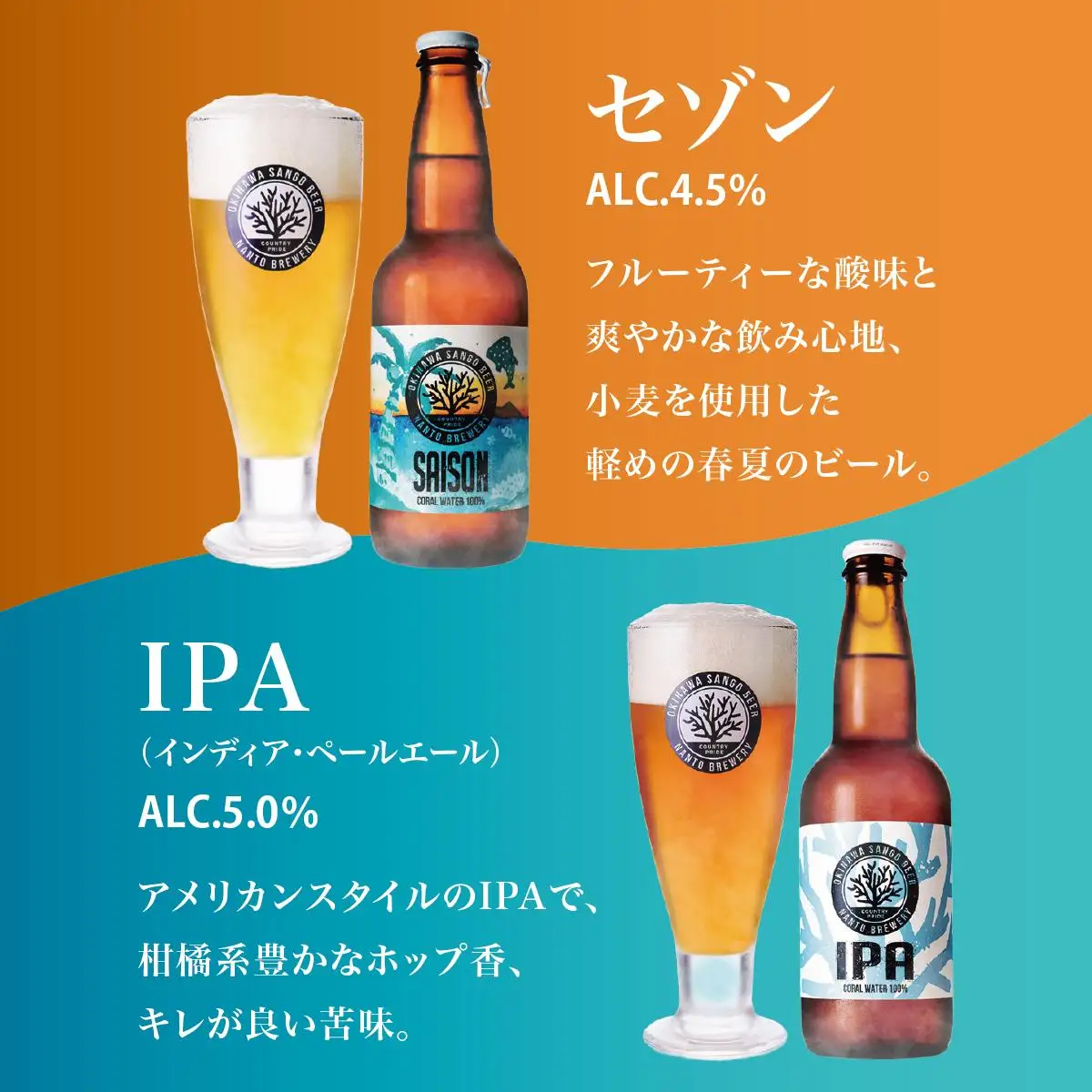 沖縄サンゴビール 定番3種 24本セット   