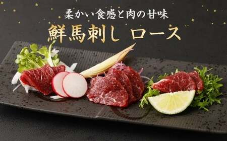 鮮馬刺しロース 約400g ロースブロック 約90g×4~6個セット 馬肉 馬刺し 馬刺 熊本馬刺し ロース 馬刺しのたれ付き