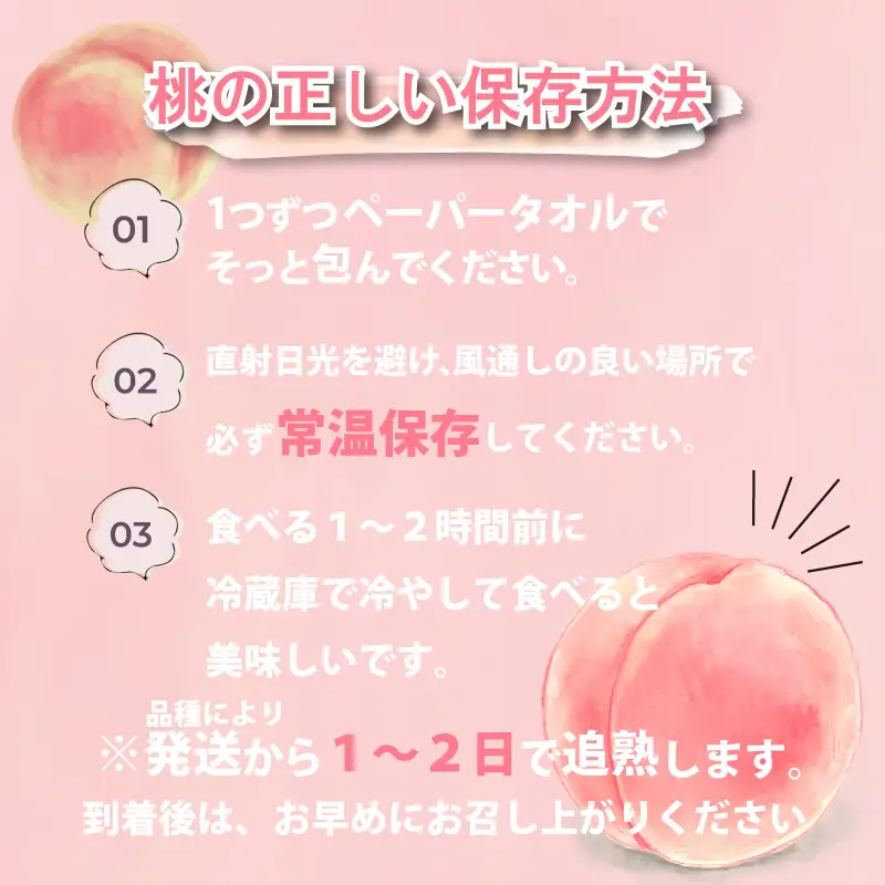 桃 約2kg 先行予約 7～9玉  L~3L くだもの 贈答用 下関 山口 HJ006