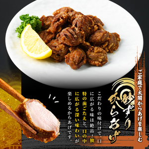 宇佐からあげ「太閤」セット(合計1.25kg・3種) 年内配送 から揚げ 唐揚げ 骨なし 手羽元 砂肝 砂ずり 簡単 冷凍 惣菜 弁当 おかず おつまみ 揚げるだけ 【101100100】【太閤】