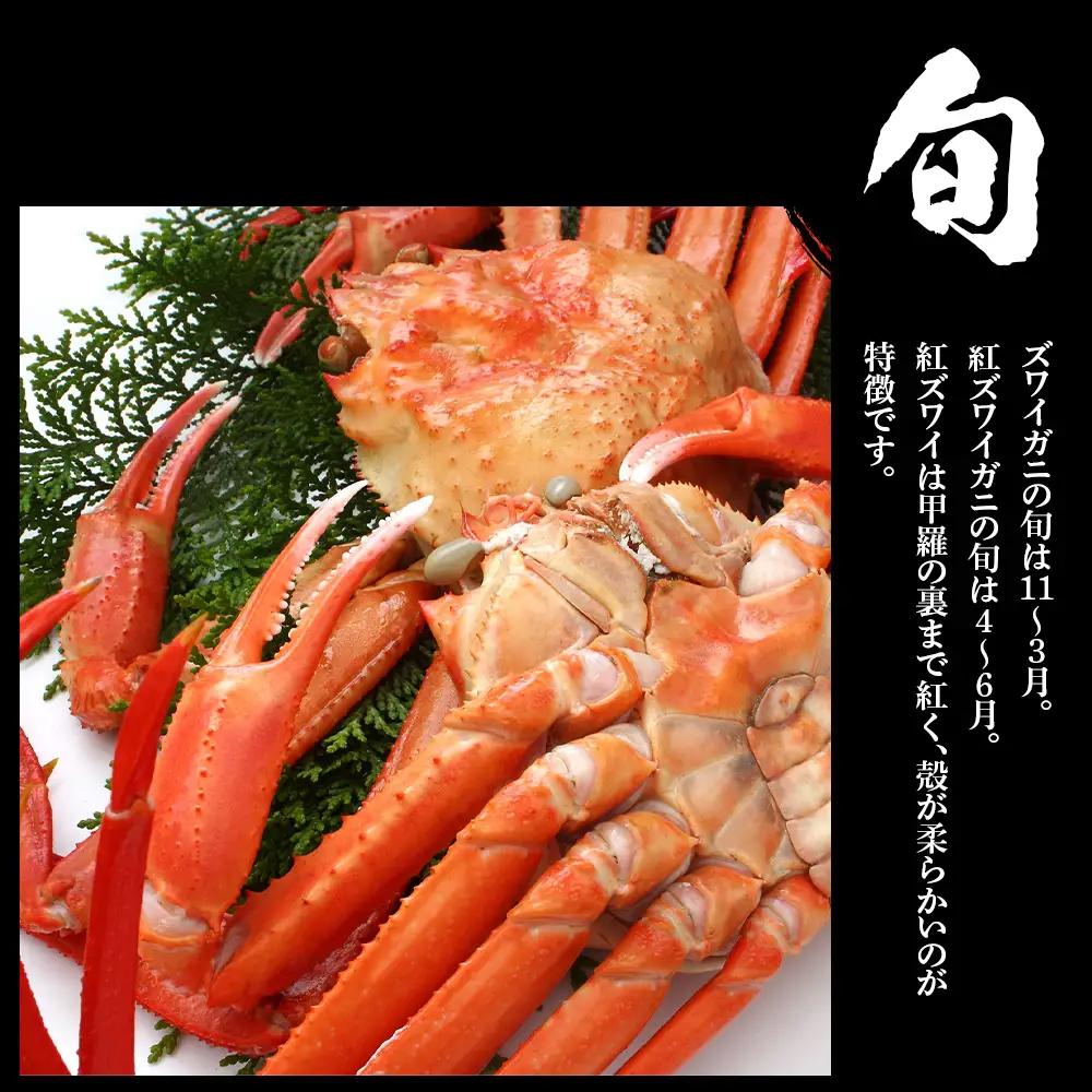 訳あり カニ食べ比べセット！ 本ズワイ蟹1㎏ 紅ズワイ蟹1㎏ 計2㎏ BM258