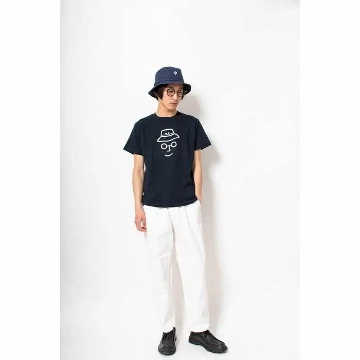 《1》レディースL・メンズS～M　バケットハットTシャツ　NAVY
