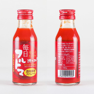 トマトジュース 無塩 無添加100ml 30本箱入 トマト 1本に約5個分のフルーツトマト トマトジュース糖度8度以上 ドリンク 飲み物 健康 美味しい お取り寄せグルメ【池トマト】 [BQAG019]