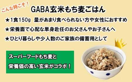 GABA玄米もち麦ごはん5種セット（10パック）【玄米 GABA玄米 GABAライス もち麦 ごはん ライス 麦 大麦 雑穀 お米 こめセット 備蓄 非常食 スーパー食材 鳥取県 日吉津村】