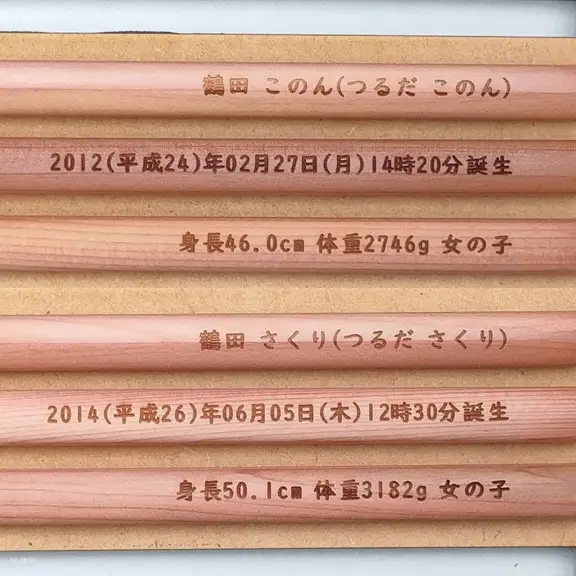 鉛筆（えんぴつ）お誕生記念(太三角)【プレゼントA-320】【名入れ】鉛筆