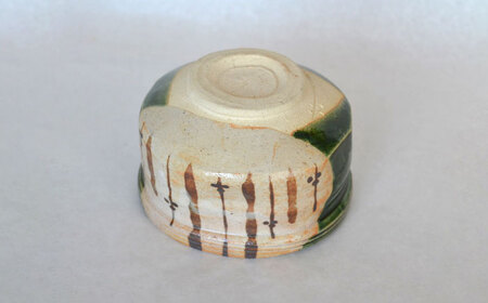 美濃焼 いちい窯 横井清秀 作 粉引 寿老人 茶碗 共箱 共布 栞 抹茶碗 新品 美濃焼】織部 茶碗 横井清秀作 食器 抹茶碗 美濃焼 コレクション