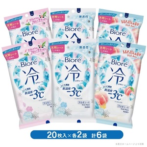SA2908　花王 ビオレ 冷シート 3種詰め合わせ　計6袋