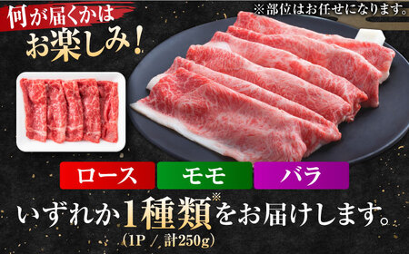 佐賀牛 しゃぶしゃぶ・すき焼き用 250g ※肩ロース・肩バラ・モモのいずれか1部位※  黒毛和牛[FDB017]