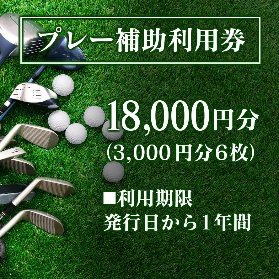 千代田ゴルフ倶楽部　ゴルフ場優待プレー補助利用券 18,000円分 CH078_004