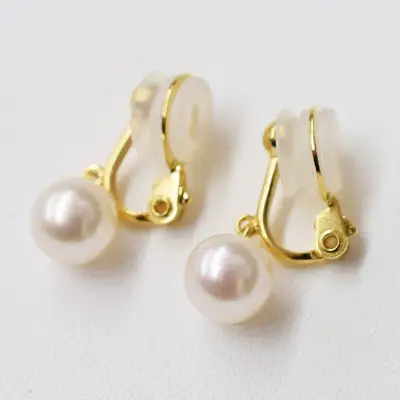 S085-325A_天草産 8mm-8.5mm あこや真珠 ホワイトピンク 花珠級 スタッド パールピアス イヤリング【G：イヤリング SV925（ゴールド）※ブラ】