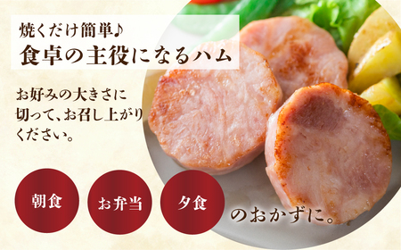 結旨豚 プレスハム 2本 ゆいうまぶた ハム ポークハム 豚 国産豚 ブランド豚 白川村 岐阜県産 約780g 朝食 おかず 焼くだけ簡単 10000円 1万円 [S444]