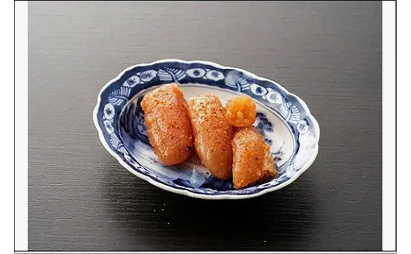 博多料亭造りブランデー仕込みからし明太子（切れ子）