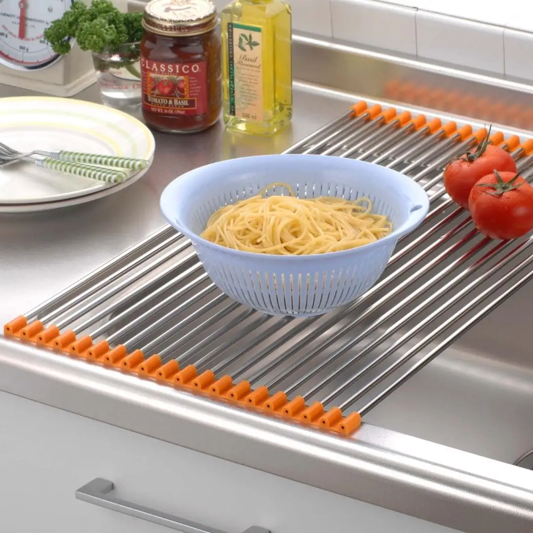 スノコロロ オレンジ キッチン用品 燕三条製 ステンレス製 [株式会社オビタス] 【011S113】
