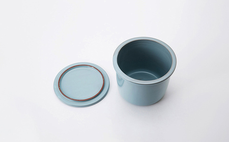 TOKONAME CROCK・3.8L・BLUE 甕 陶器 保存容器 蓋付き かめ 調味料 味噌 漬物 梅干し 発酵 匂い移りしにくい 色移りしにくい 仕込み容器 漬物容器 味噌作り 梅漬け 常滑焼 キッチン用品  青 料理 おしゃれ 日本六古窯 愛知県 常滑市