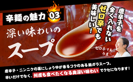 風来軒 宮崎辛麺「中野屋」（常温生麺）2食入×3袋 ラーメン 辛麵 生麺