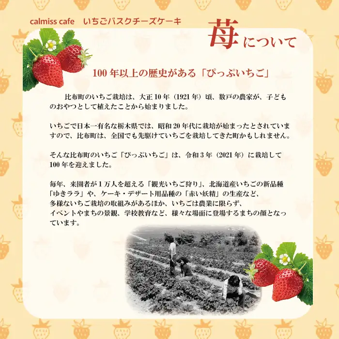 いちごバスクチーズケーキ （14.5cm）【Calmiss Caf?】スイーツ デザート おやつ お菓子 洋菓子 お取り寄せ 冷凍 北海道 比布町 ぴっぷ 1016-002