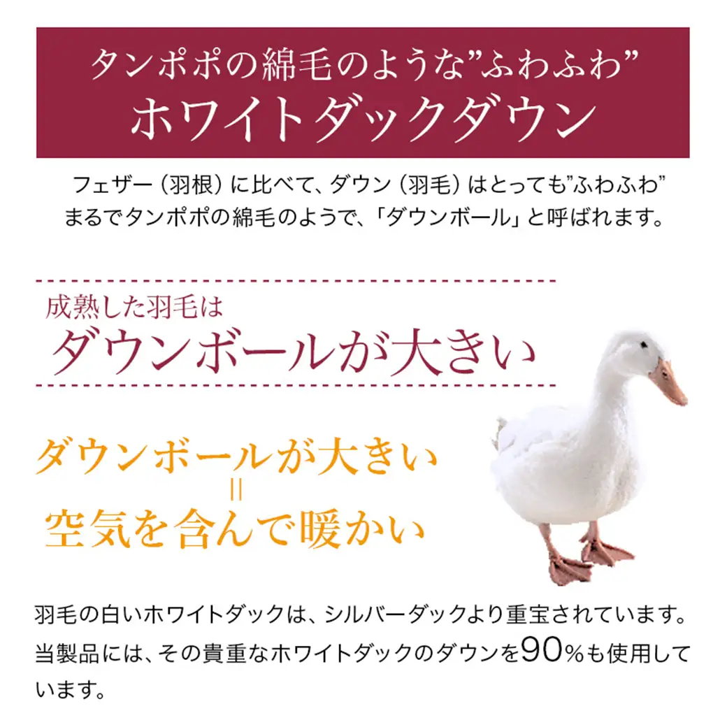 【ブルー】洗える4つ星ダウンケットホワイトダウン90％エクセルゴールドラベル〔23-J201-bl〕_(都城市) 羽毛掛布団 シングル ロング 150×210cm 0.2kg ホワイトダックダウン 日本製