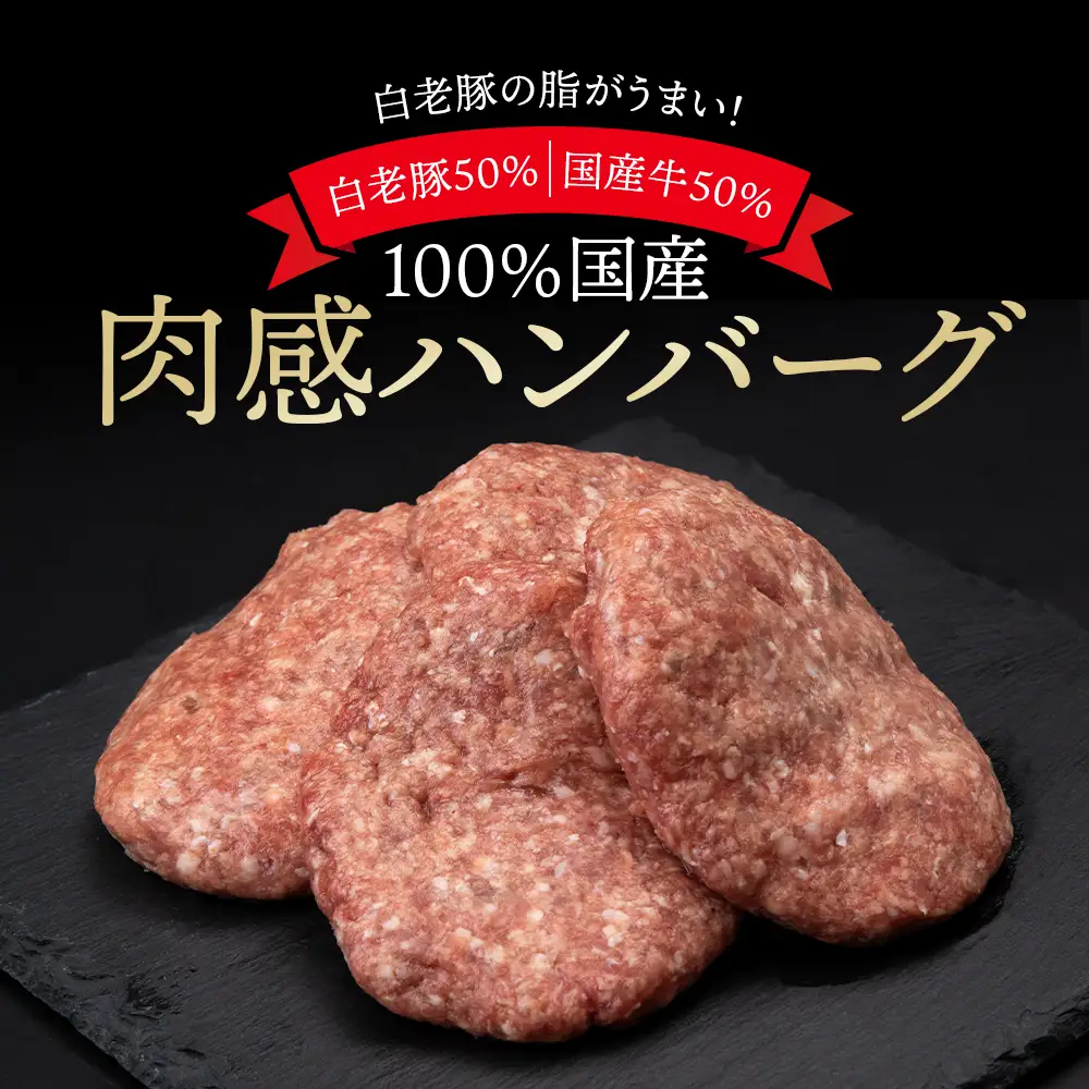 【定期便12ヶ月】国産100％白老合挽ハンバーグ150g×12 BV027