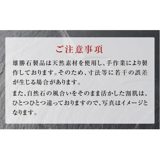 【雄勝石】石皿270×120　２枚組  雄勝石 玄昌石 食器 石皿 270×120×6mm シリコン脚付き お皿 天然石 プレート 黒 雄勝硯生産販売協同組合