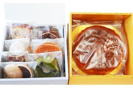 【和三盆使用】軍配山古墳カステラとオリジナル焼菓子セット