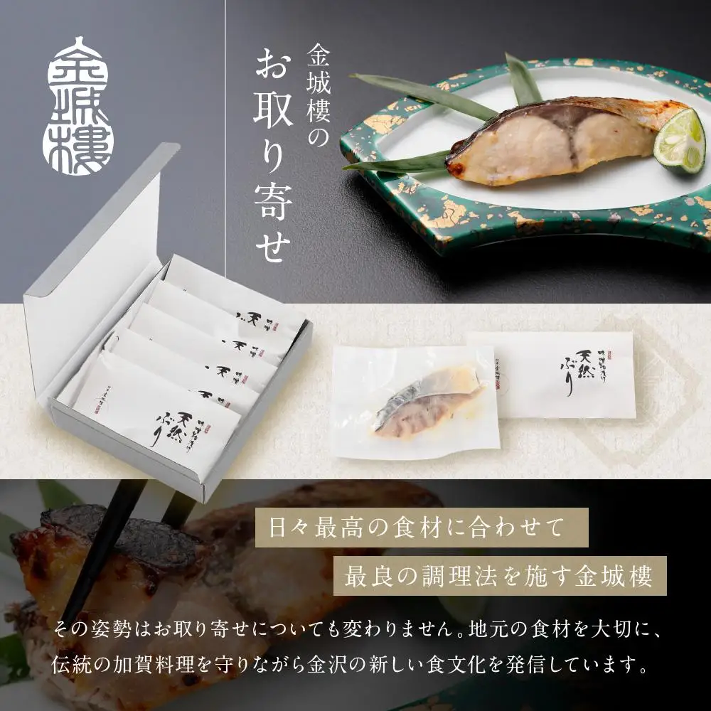 石川県産天然ぶりの味噌粕漬け