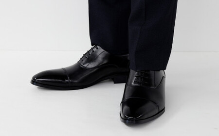 【26cm】【靴磨きサービス付】＜MURATA ORIGINAL 本革紳士靴 ストレートチップ921010 ブラック ＞翌月末迄に順次出荷【c1047_mr_x1-260】 程よい上品な艶感革使用。革靴 くつ ビジネス フォーマル 卒業 入学 入社 会議 商談 リクルート