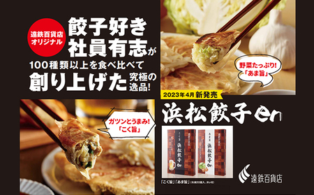 餃子好き社員有志が創り上げた究極の逸品！あま旨 ・こく旨　浜松餃子enセット（100個入り・たれ付き）【配送不可：離島】 惣菜 冷凍 冷凍餃子 夕飯 おかず 中華 シャキシャキ食感 おつまみ 