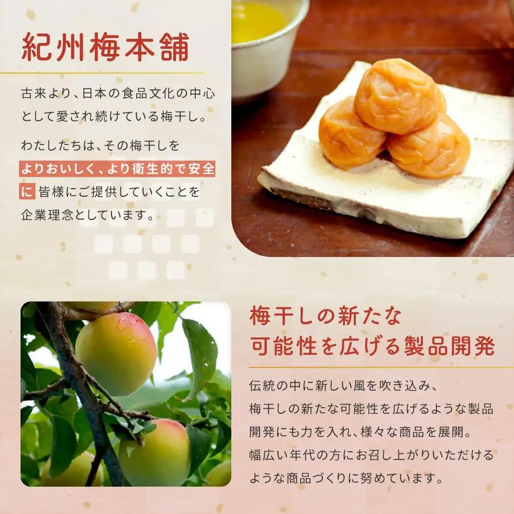 紀州南高梅　極上つぶれ梅　はちみつ（350ｇ×3個）塩分約8％