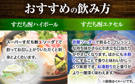 すだち酎飲み比べ4本セット お酒 焼酎