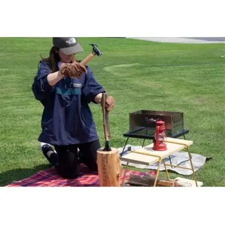 MINOURAのトライウッド「Try x Wood」　組み立て式薪割り台　キャンプやBBQで活躍【1415139】