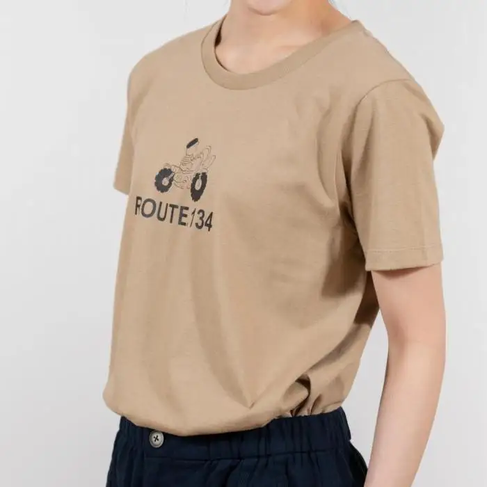 《2》【KEYMEMORY 鎌倉】ルート134イラストTシャツ BEIGE