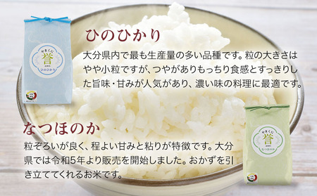 【寄附使途限定】九州米・食味コンクール最優秀賞受賞 大分県中津産やまくに誉 4品種食べ比べセット 450g×4袋 合計1.8kg | つや姫 ひとめぼれ なつほのか ひのひかり ブランド米 お米 米 おこめ こめ 精米 白米 4品種 食べ比べ セット ご飯 九州産 国産 大分県 中津市