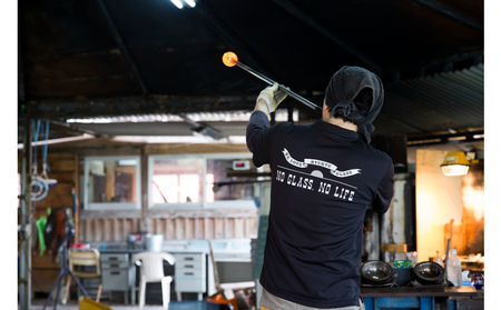 【RYUKYU GLASS WORKS 海風】ポロロカロック（ブラック）