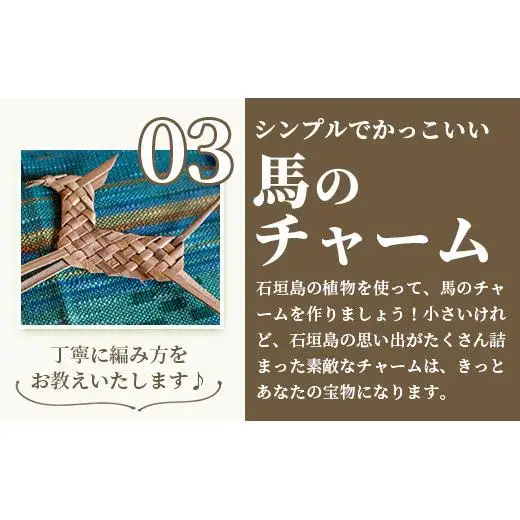 石垣島の植物クラフトワークショップ 　 HM-5