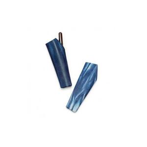 本革 藍染め 絞り オリガミペンケース